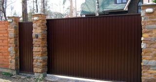 Купить откатные ворота консольные Воскресенск, цена от 2792 руб.